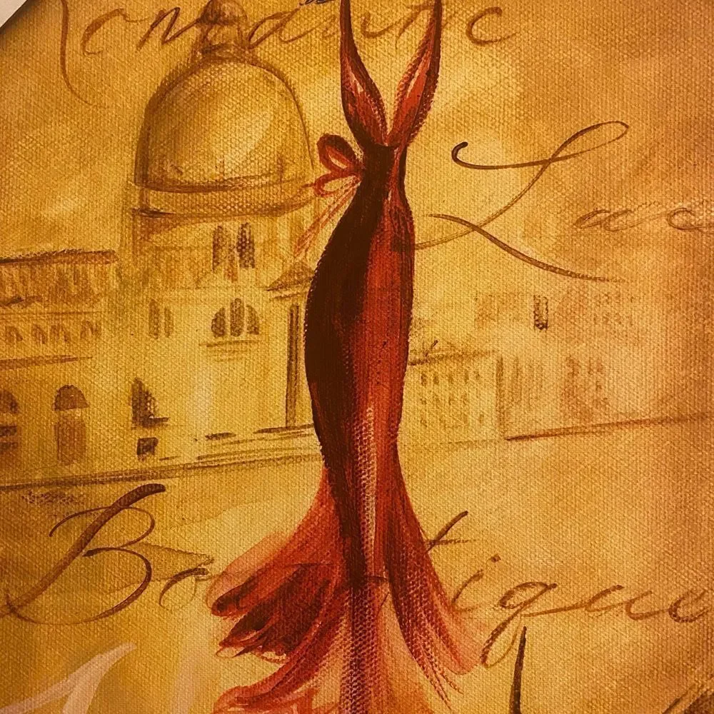 11X14 NWT Fashion Venice Romance Canvas Print‎